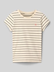 T-shirt o kroju slim fit z okrągłym dekoltem od Calvin Klein Jeans - 9