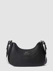 Handtasche mit Label-Detail Modell 'WAVE' von ARMANI EXCHANGE Schwarz - 40