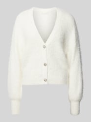 Cardigan mit V-Ausschnitt Modell 'KEYLA' von Guess Beige - 7