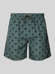 Relaxed Fit Badeshorts mit Label-Applikation von Schiesser - 6