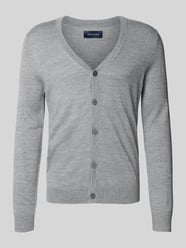 Gebreid jack met V-hals van Christian Berg Men - 35