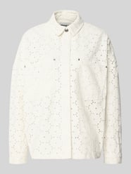 regular fit overhemdblouse met ajourwerk model 'JANINE-FLO' van ONLY - 16