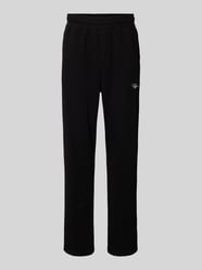 Loose fit sweatbroek met logo-stitching model 'Signar' van PEGADOR - 15