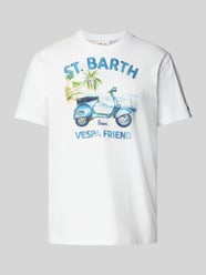 T-shirt z nadrukiem z motywem i napisem od MC2 Saint Barth - 30