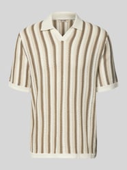 Koszulka polo o kroju regular fit z mieszanki bawełny model 'THUE' od ONLY & SONS - 40