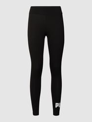 Legginsy z dodatkiem streczu model ‘Logo Leggings’ od PUMA PERFORMANCE Czarny - 2