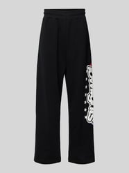 Sweatpants mit Label-Print von Low Lights Studios Schwarz - 27