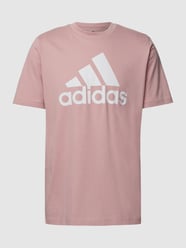 T-Shirt mit Label-Print von ADIDAS SPORTSWEAR Pink - 37