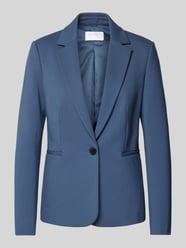 Blazer mit Leistentaschen von Jake*s Collection Blau - 9