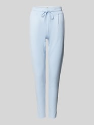 Sweatpants mit Tunnelzug Modell 'KATE' von ICHI Blau - 17