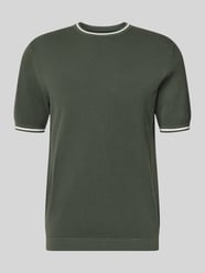 Regular Fit T-Shirt in Strick-Optik von Christian Berg Men - 48