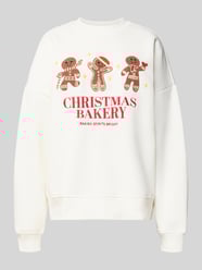 Sweatshirt met stitchings, model 'Daphne' van LeGer by Lena Gercke - 46