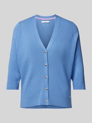 Cardigan in Ripp-Optik Modell 'Style.Alice' von Brax Blau - 25