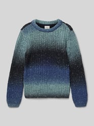 Sweter z dzianiny o kroju regular fit z okrągłym dekoltem od s.Oliver RED LABEL - 48