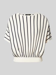 Cropped T-Shirt mit Rundhalsausschnitt Modell 'PEGOLA' von Weekend Max Mara Beige - 8