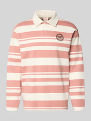 Koszulka polo o kroju relaxed fit z czystej bawełny ekologicznej model 'JACK' od Selected Homme Fuksjowy - 18