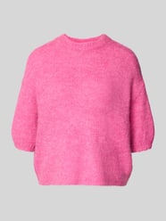 Sweter o kroju relaxed fit z dodatkiem wełny lana model „Otia” od b.young - 14
