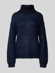 Oversized gebreide pullover met ribboorden, model 'LAMBI' van YAS - 16