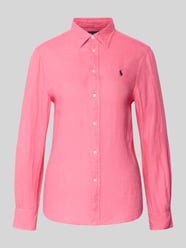 Bluzka koszulowa z czystego lnu od Polo Ralph Lauren - 25
