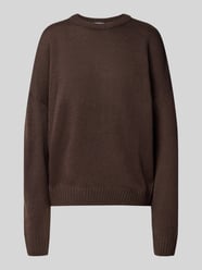 Oversized gebreide pullover met ribboorden van Review - 29