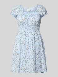 Minikleid aus Viskose mit Puffärmeln von Apricot - 7