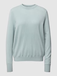 Strickpullover aus Kaschmir mit Rundhalsausschnitt von Jake*s Casual Blau / Türkis - 5