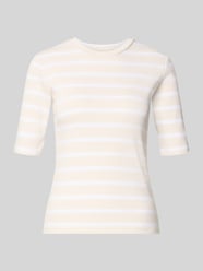 Basic T-Shirt Ringel O-Neck von Christian Berg Woman - 27