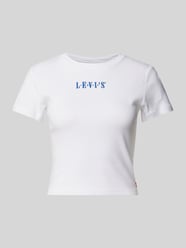 Cropped T-Shirt mit Label-Stitching von Levi's® - 30