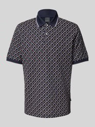 Regular Fit Poloshirt im Allover-Look von bugatti - 45