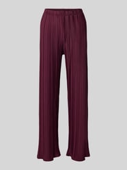 Plisseehose mit elastischem Bund Modell 'Or44nella' von ZABAIONE Bordeaux - 44