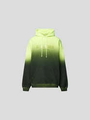 Oversized Hoodie mit Farbverlauf von VETEMENTS Gelb - 20