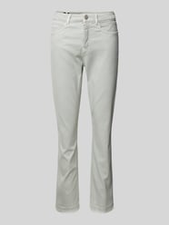 Slim fit broek met steekzakken, model 'Melly' van OPUS PANTS - 1