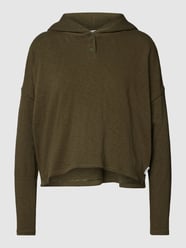 Bluzka z długim rękawem z kapturem od Marc O'Polo Denim Zielony - 35
