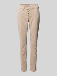 Cordhose mit Knopfverschluss Modell 'Malibu' von Buena Vista Beige - 42