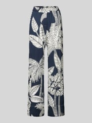 Spodnie materiałowe z szeroką nogawką i elastycznym pasem od Smith and Soul - 13