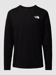 Longsleeve mit Label-Print von The North Face Schwarz - 40