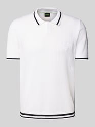Poloshirt mit gerippten Abschlüssen von BOSS Green - 38