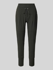 Relaxed Fit Jogpants mit Ziernähten Modell 'CANDY' von Raffaello Rossi Grün - 24