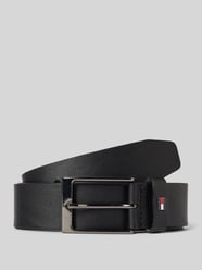 Leren riem met logo-applicatie, model 'LAYTON' van Tommy Hilfiger - 4