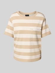 T-Shirt mit Brusttasche von monari Beige - 22