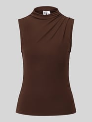 Slim fit tanktop met mock neck model 'MADISON' van PIECES - 17