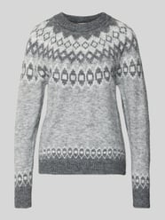 Gebreide pullover in Noorse look, model 'Novala' van FREE/QUENT - 32