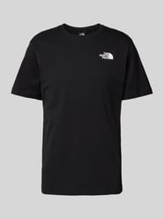 T-Shirt mit Label-Print Modell 'REDBOX' von The North Face Schwarz - 16