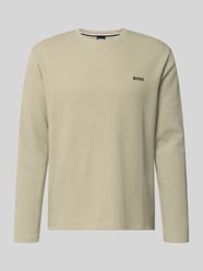 Regular Fit Langarmshirt aus Baumwoll-Mix Modell 'WAFFLE LS-SHIRT' von BOSS - 38