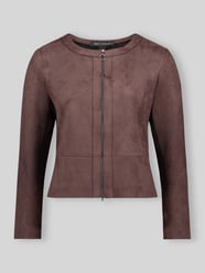 Regular Fit Kurzblazer in Lederoptik Modell 'NOS JULI' von Betty Barclay - 1