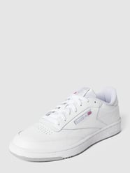 Sneakersy z nadrukiem z logo model ‘Club’ od Reebok Biały - 43