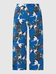 Culotte met bloemenmotief  van Milano Italy Blauw / turquoise - 4