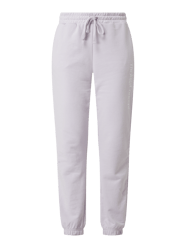 Sweatbroek met print, model 'Safine' van TheJoggConcept Paars - 43