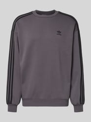 Oversized sweatshirt met logostitching, model 'Crew' van adidas Originals - 4