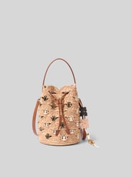 Bucket Bag in Flecht-Optik von Rabanne Beige - 16